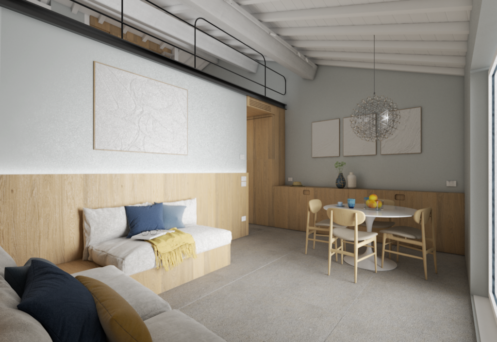 BEARprogetti render ristrutturazione Portofino