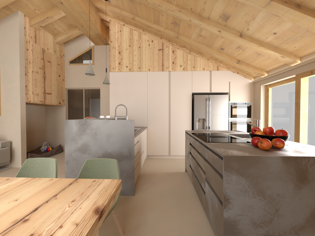 BEARprogetti render nuova realizzazione Livigno