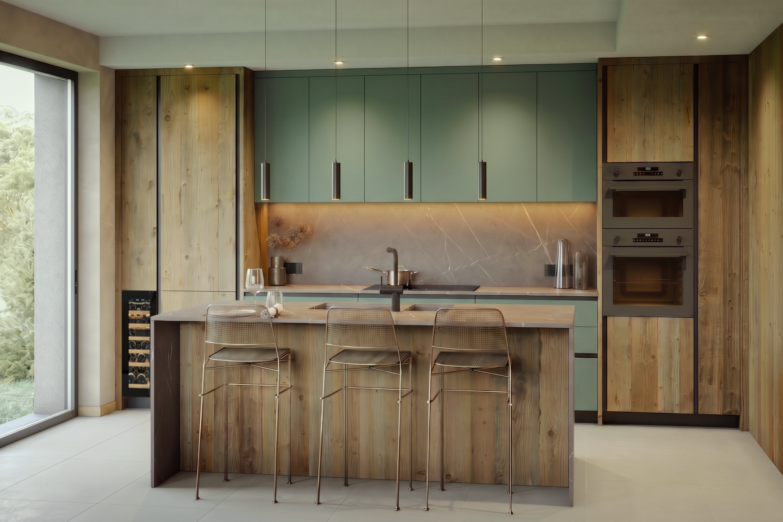 BEARprogetti_render_Livigno_cucina