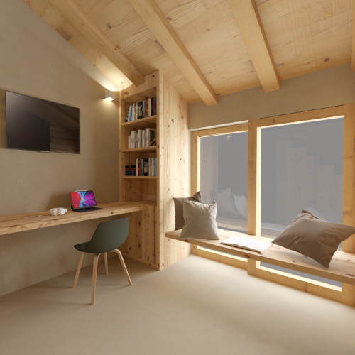 BEARprogetti render nuova realizzazione Livigno