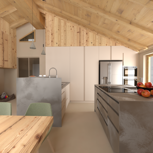 BEARprogetti render nuova realizzazione Livigno