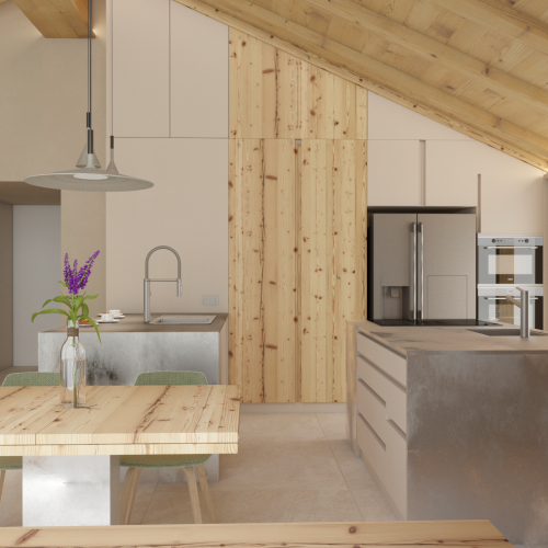 BEARprogetti render nuova realizzazione Livigno
