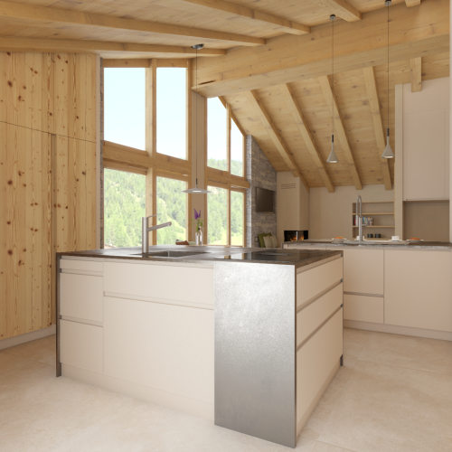 BEARprogetti render nuova realizzazione Livigno