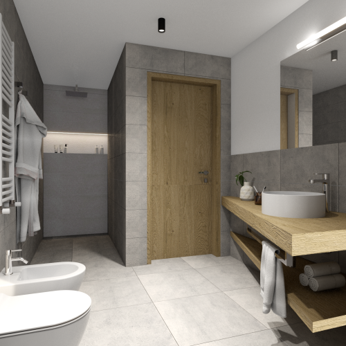 BEARprogetti render nuovo appartamento Livigno