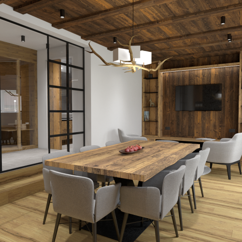 BEARprogetti render nuovo appartamento Livigno